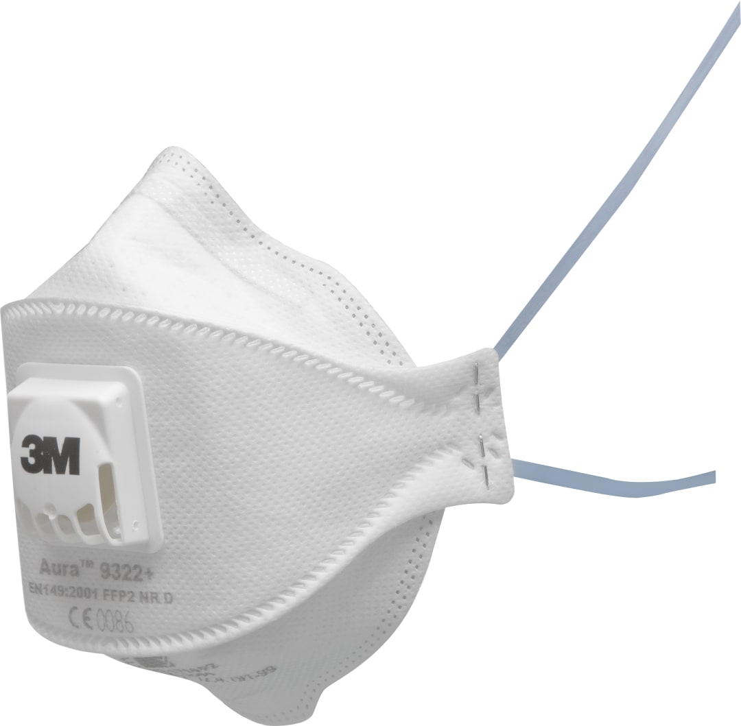 3M™ Aura™ Partikül Solunum Maskesi, FFP2, Valfli, 9322+