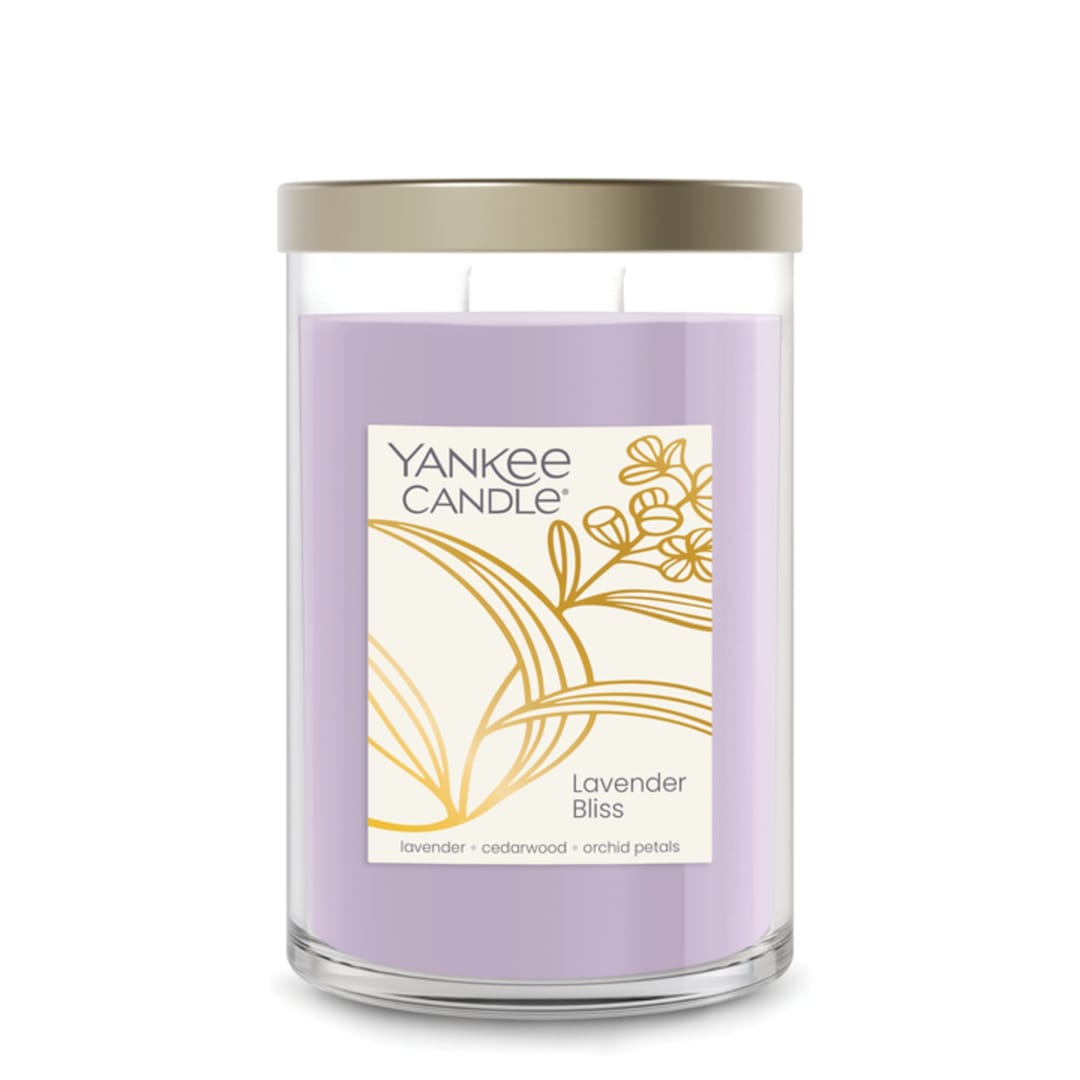 Yankee Candle Lavender Bliss, 20 oz Large Tumbler Candle with up to 80 Hour Burn Time