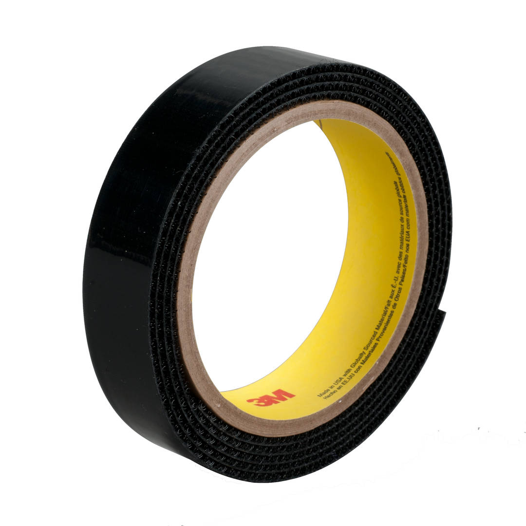 Fecho Laço Reposicionável 3M™ SJ3527N – Preto, 19 mm x 45,7 m