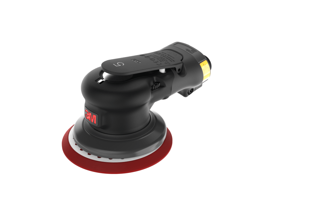 3M™ Pneumatic Random Orbital Sander, 88951, 150 mm, Non-Vacuum, 8 mm Orbit, 1 per case
