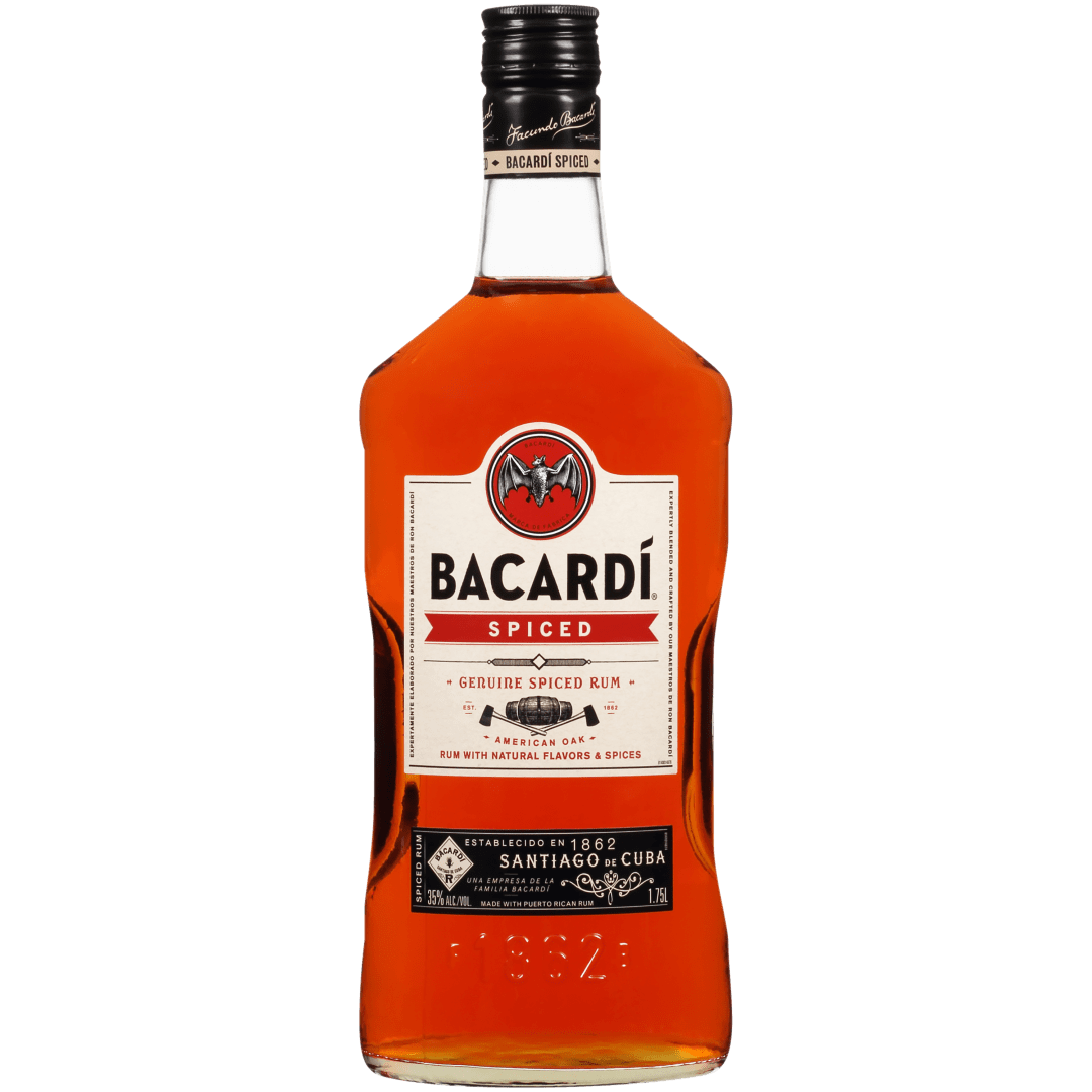 Bacardi Spiced Rum, Gluten Free 35% 1.75L