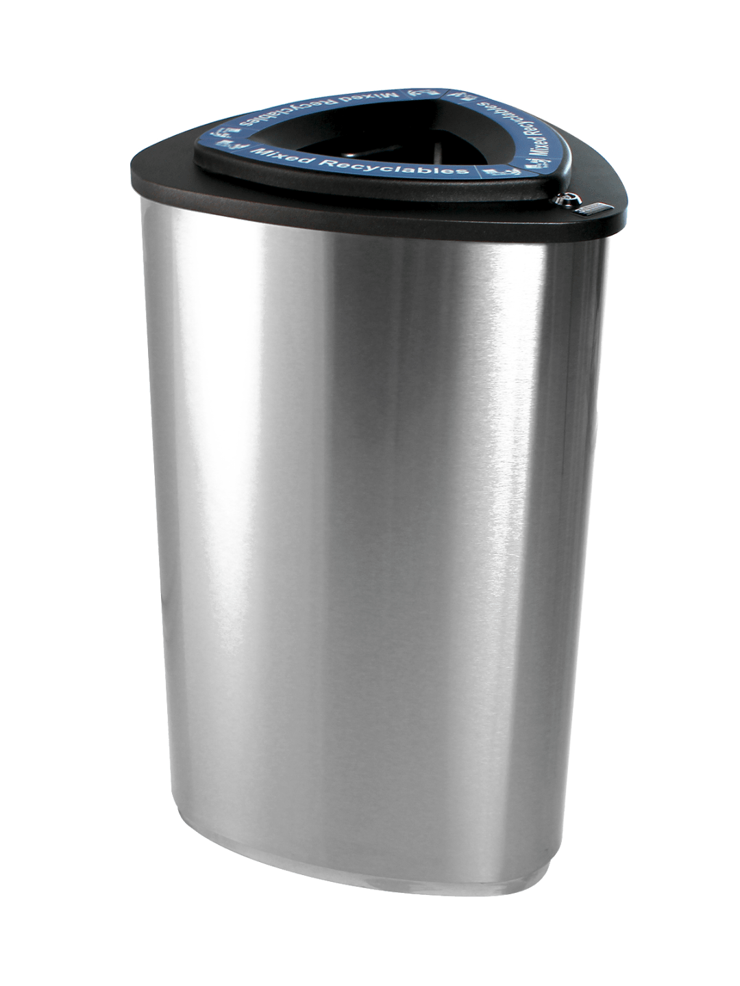  BOKA - Single - Xl - Mixed Recyclables - Full - Stainless Steel