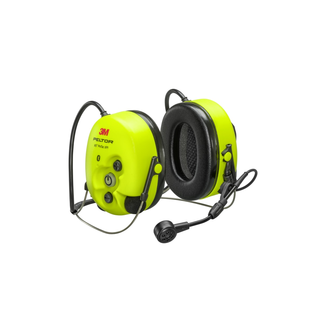 3M™ PELTOR™ WS™ ProTac XPI Seviyeye Bağımlı Bluetooth® Kulaklık, Sarı, Ense Bantlı, FLX2, MT15H7BWS6-111