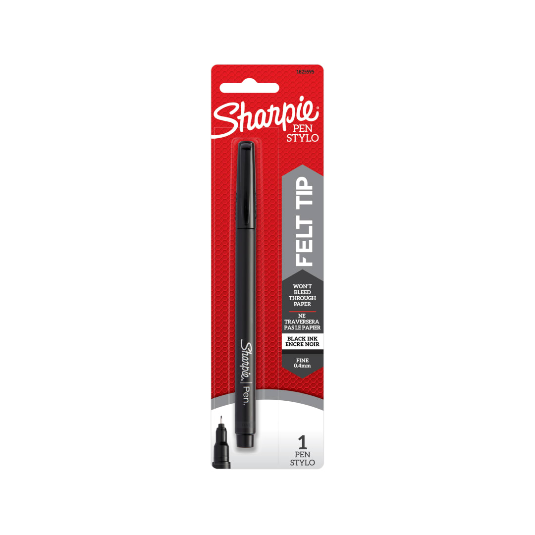 Sharpie® Pen, Fine Point (0.8mm), Black, 1 Count