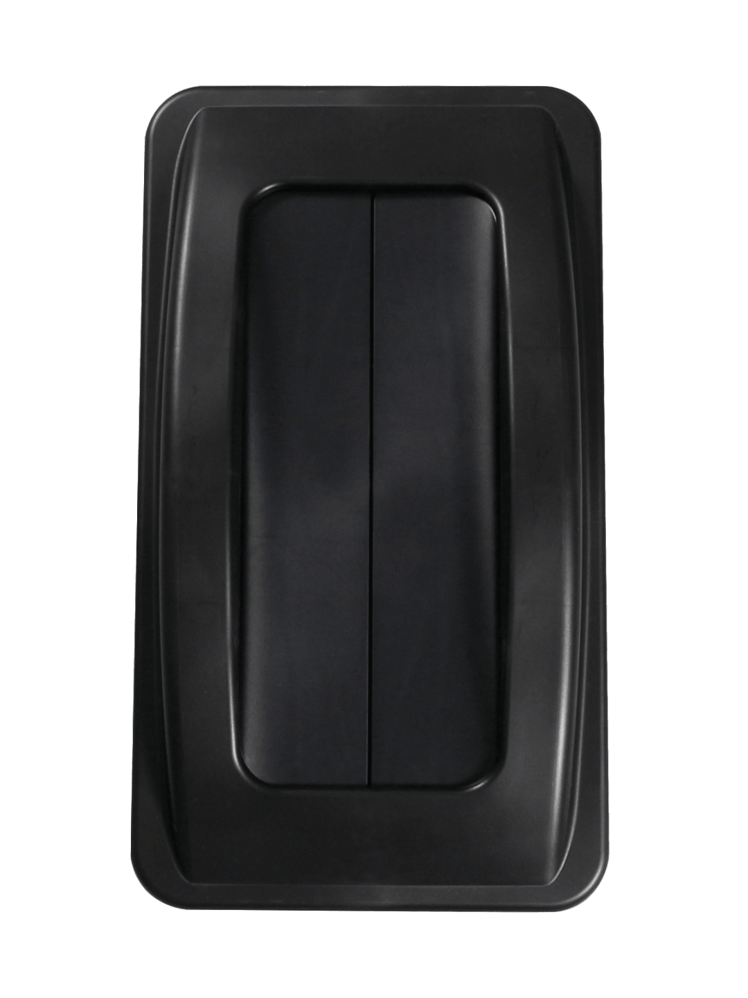  WASTE WATCHER - Single - Lid - Swing - Black
