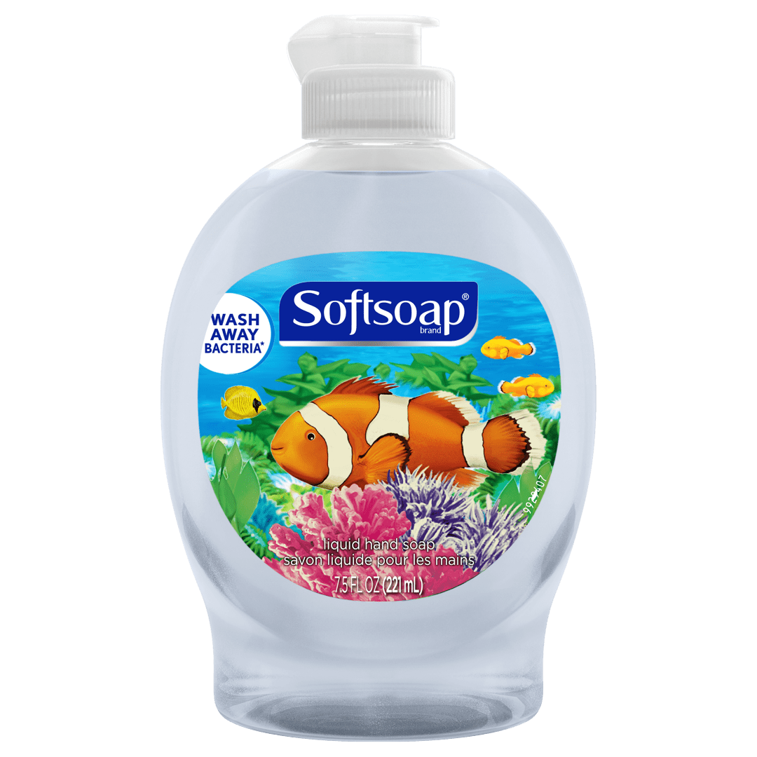 Softsoap Liquid Hand Soap with Flip Top Cap, Aquarium Series - 7.5 Fluid Ounce