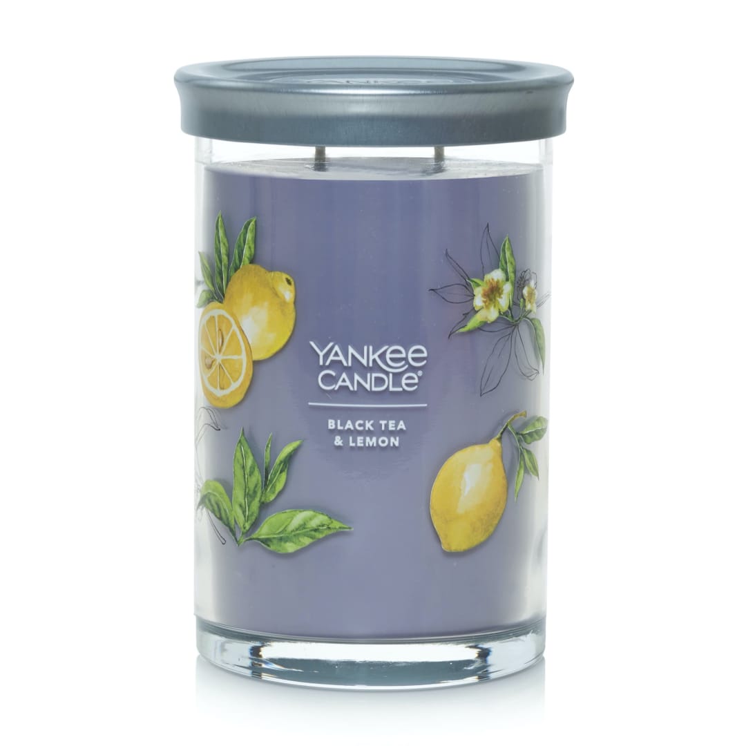 Yankee Candle Black Tea & Lemon Signature Large Tumbler Candle