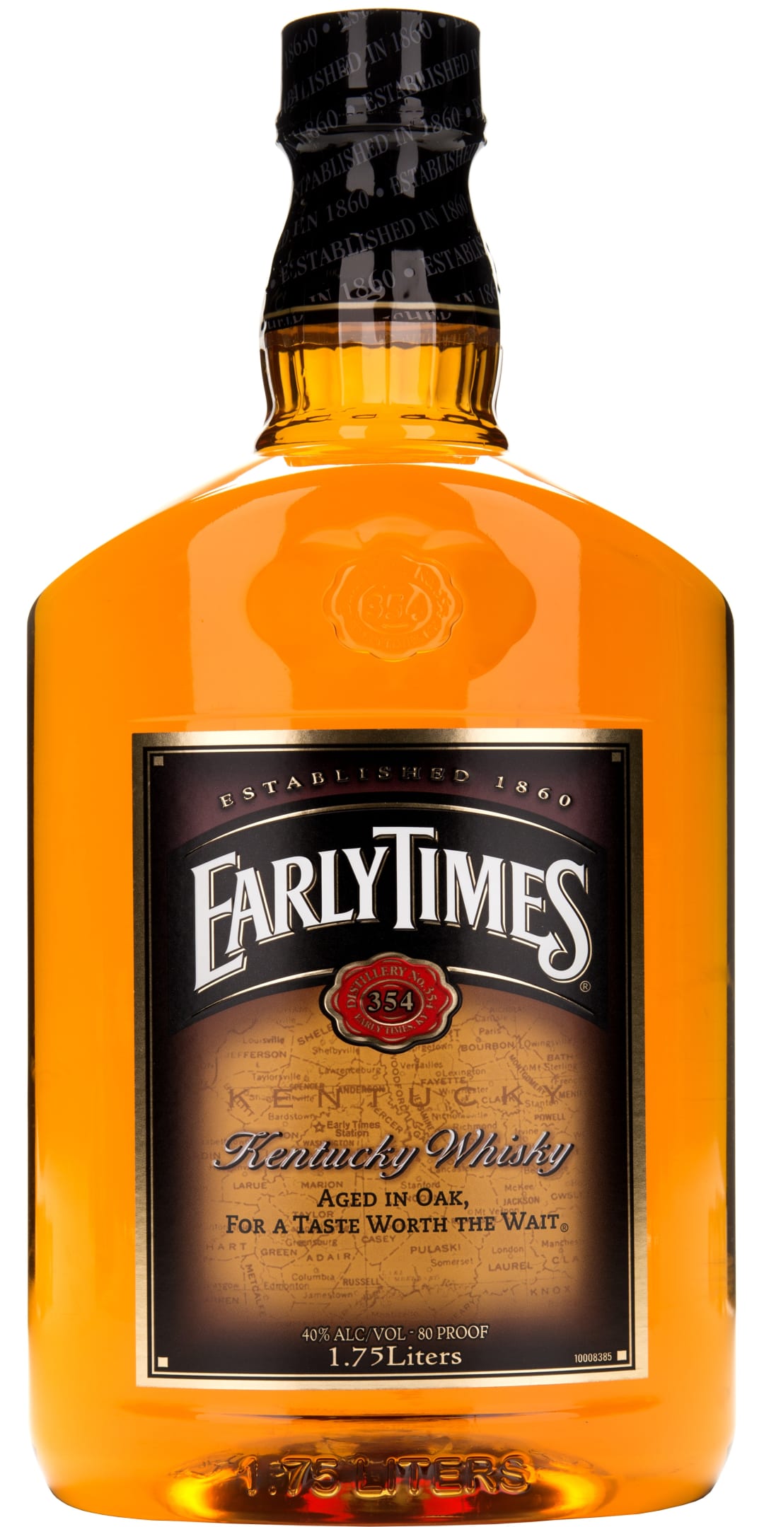 Early Times Kentucky Whisky 1.75l Plastic Bottle 80 Proof