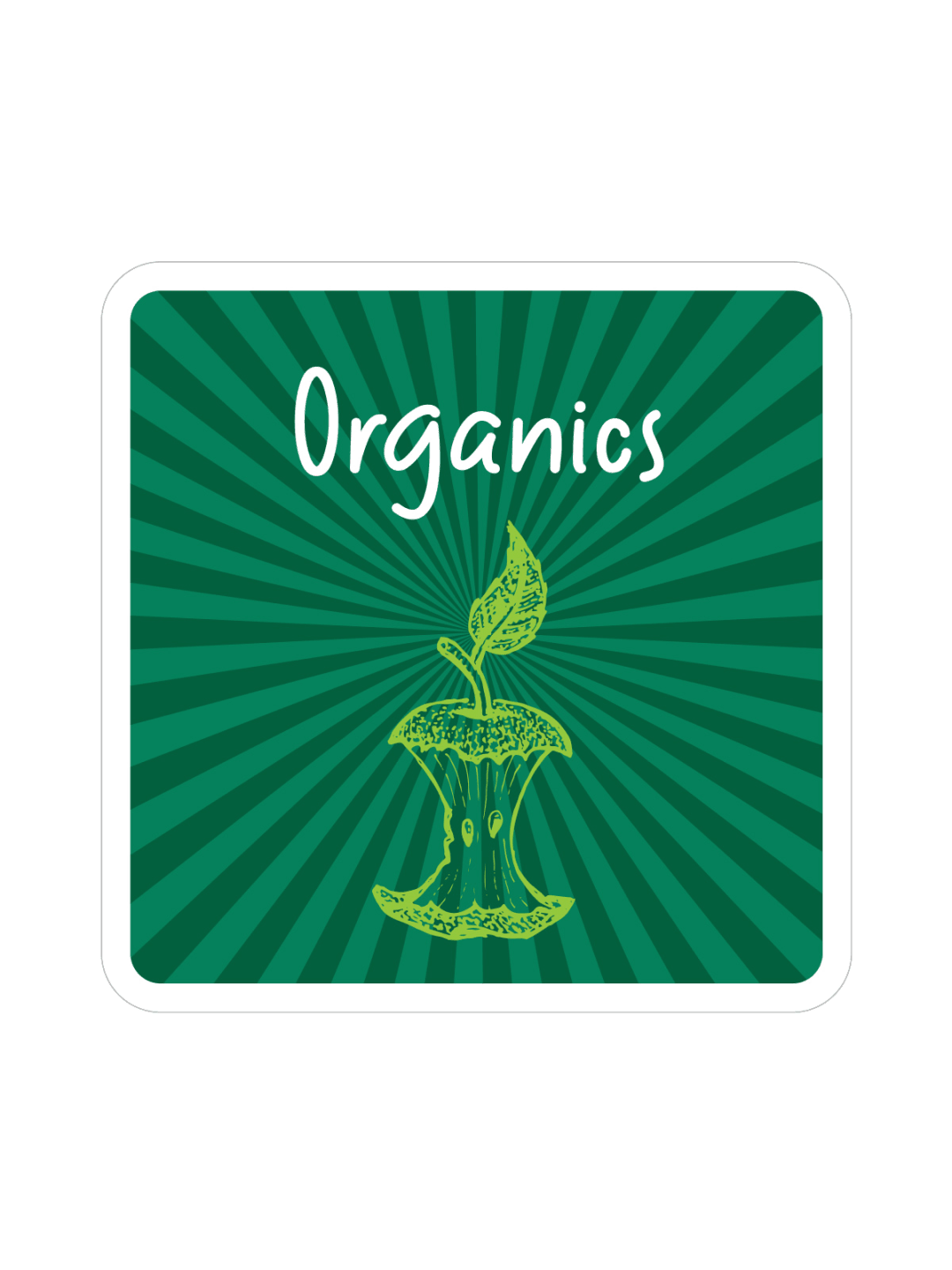 MOSAIC - Label - Organics - Green