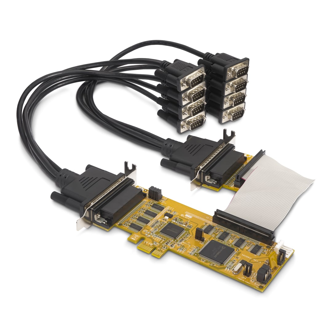 8 Port PCI Express Low Profile 16C1050 Serial Card