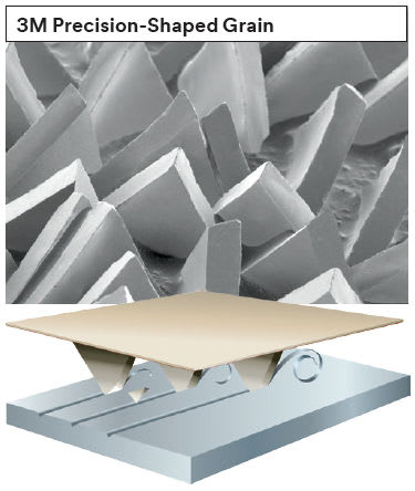 Scotch-Brite™ Deburr and Finish PRO Unitized Wheel DP-UW D&F 6C MED+ UTZ 3 X 1/8 X 1/4IN WL