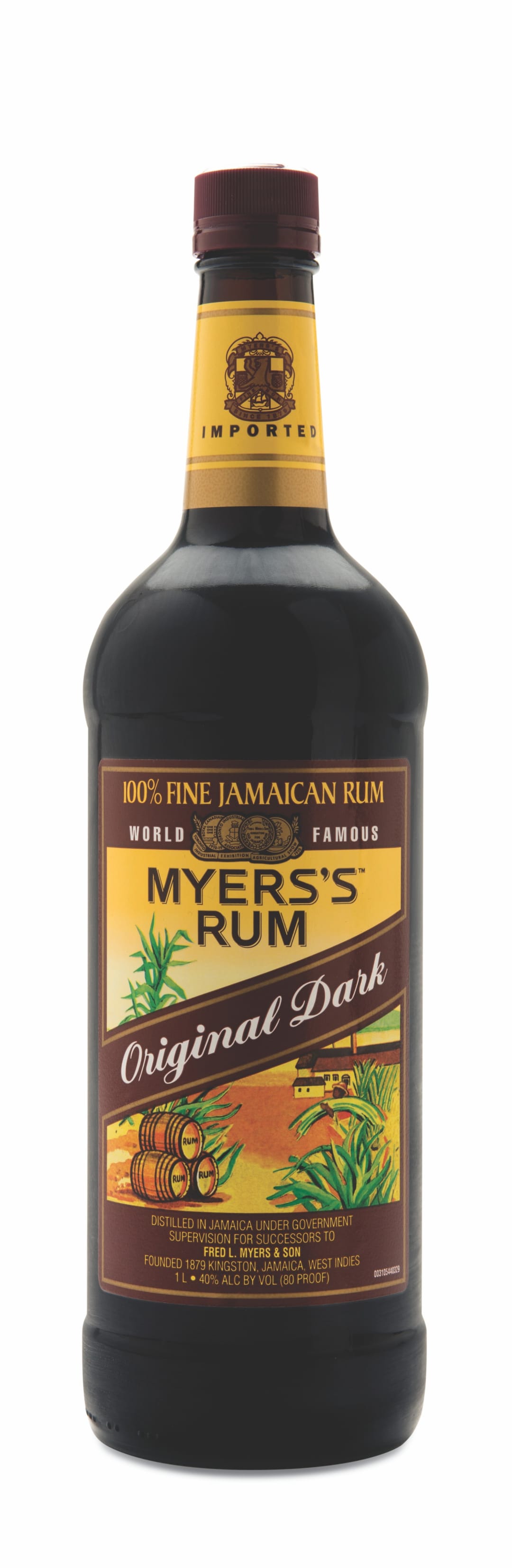 Myers's Original Dark Rum 1l 80 Proof