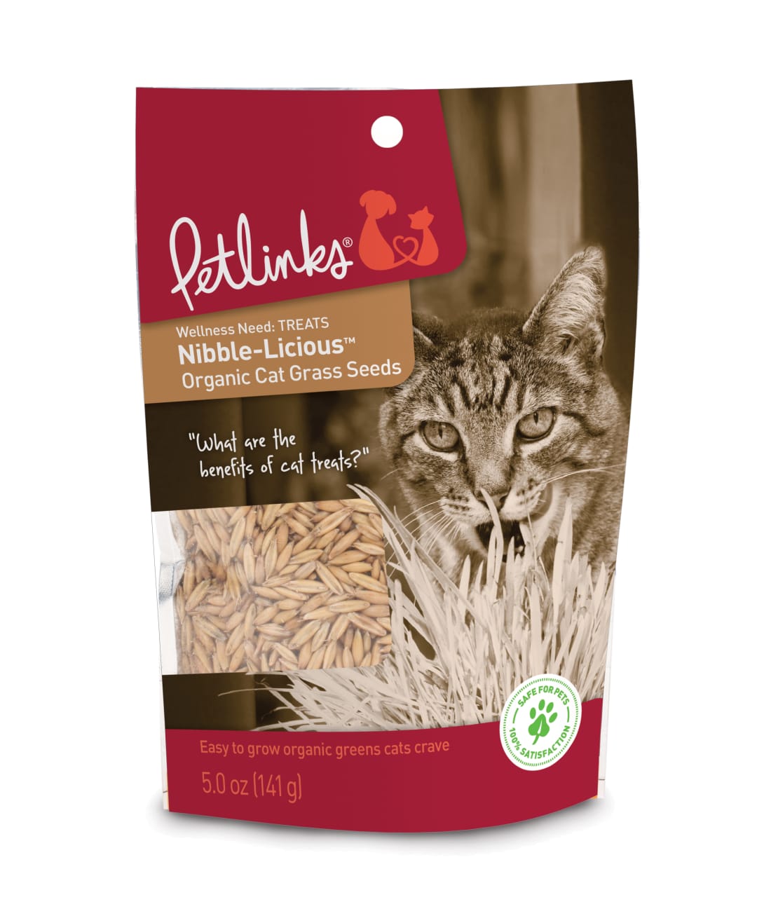 Petlinks Nibble-Licious USDA Certified Organic Cat Grass Seeds