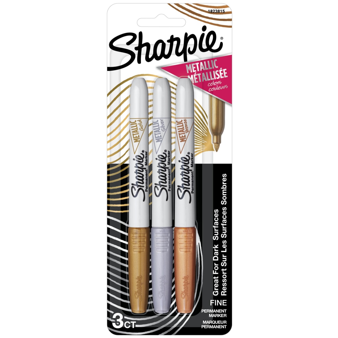SHARPIE METALLIC ASSORTED 3/CD