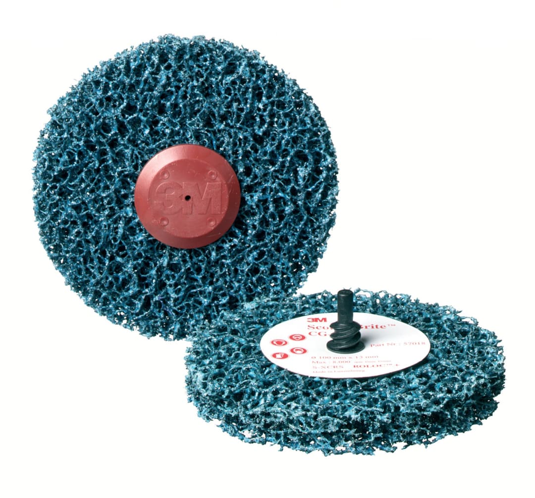 3M™ CG-ZR Roloc + disc, blue, 57019, 150 x 13 x R+,