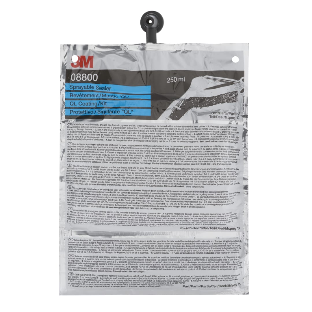 3M™ Striekateľný tmel, šedý, 08800, 6 x 250 ml, 6, BAG