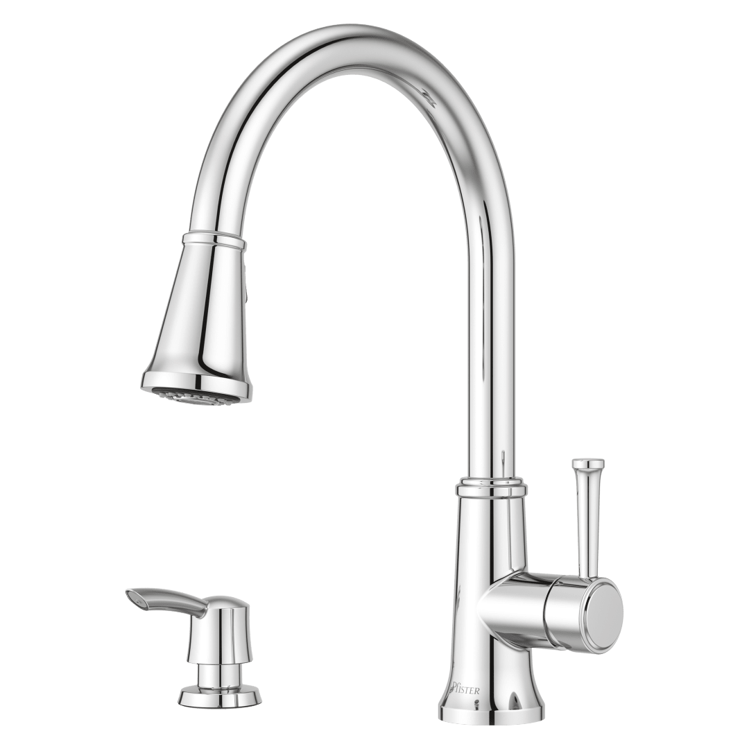 Renato Pul-Down Kitchen Faucet in Polished Chrome