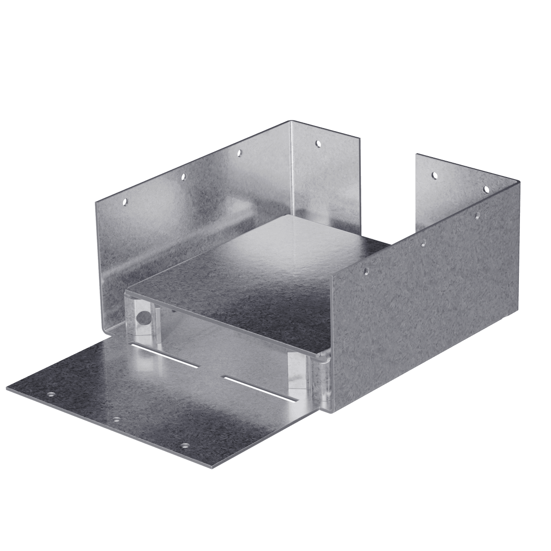 Simpson Strong-Tie ABW66RZ ABW ZMAX® Galvanized Adjustable Standoff Post Base for 6x6 Rough (Pack of 360)