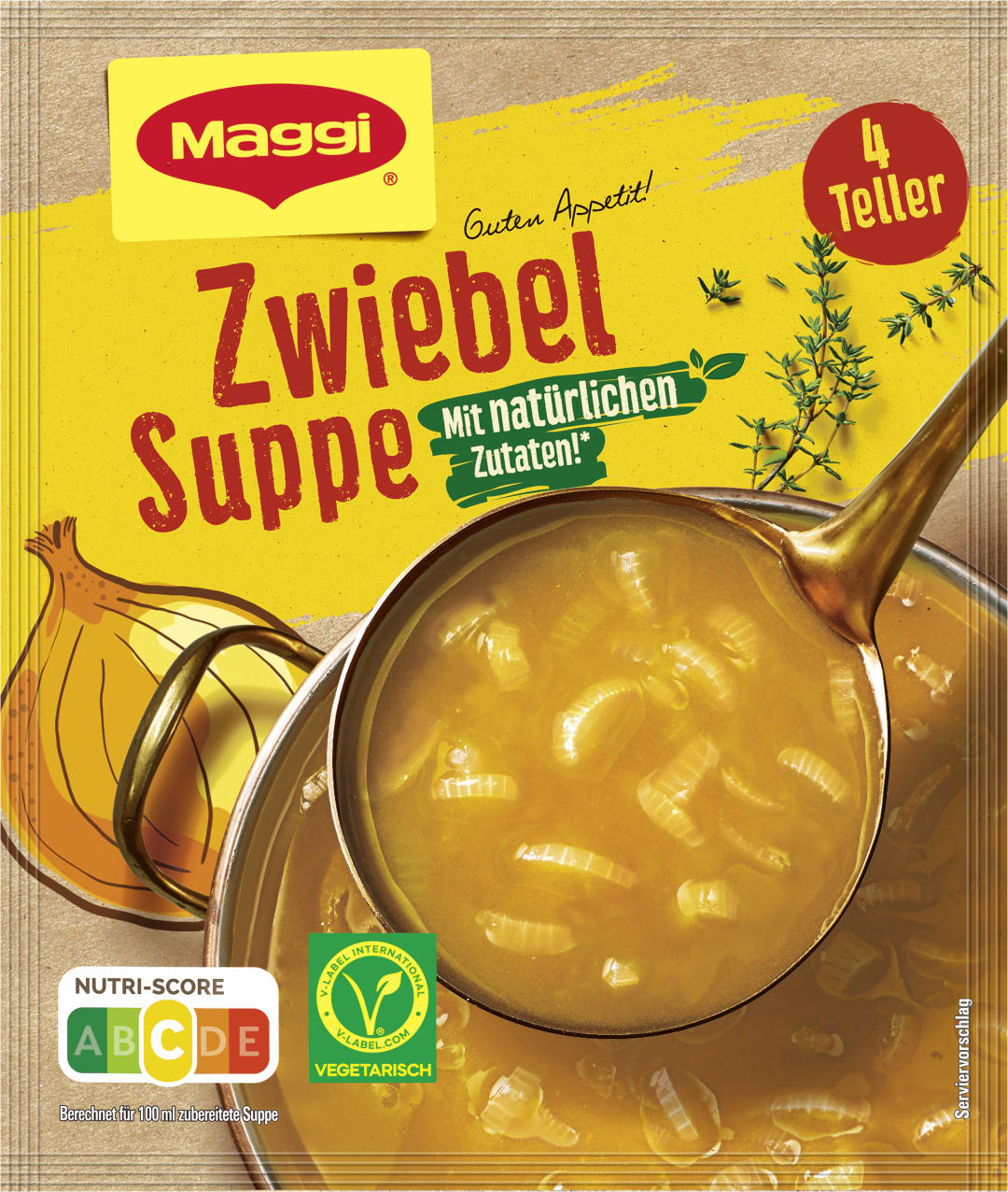 MAGGI GUTEN APPETIT Suppe Zwiebel, ergibt 1 l