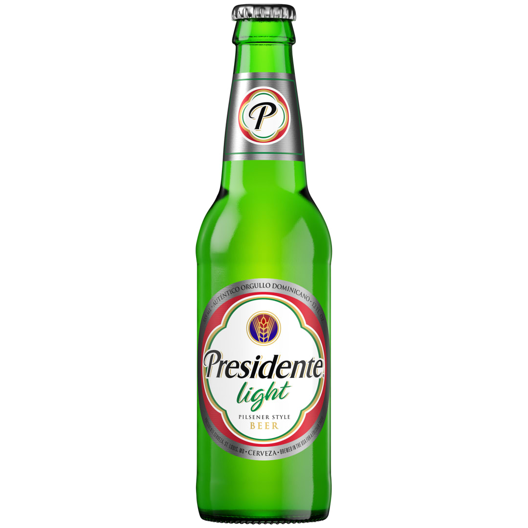 Presidente® Light Pilsener Style Beer, 12 fl. oz. Bottle