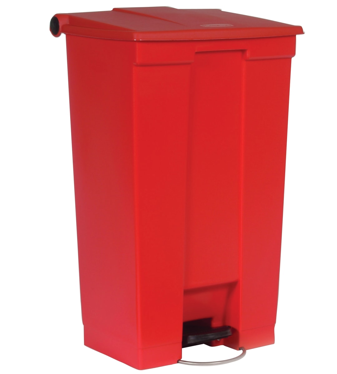 Rubbermaid Commercial Products 23 Gallon Legacy Step-On Trash Can, Red