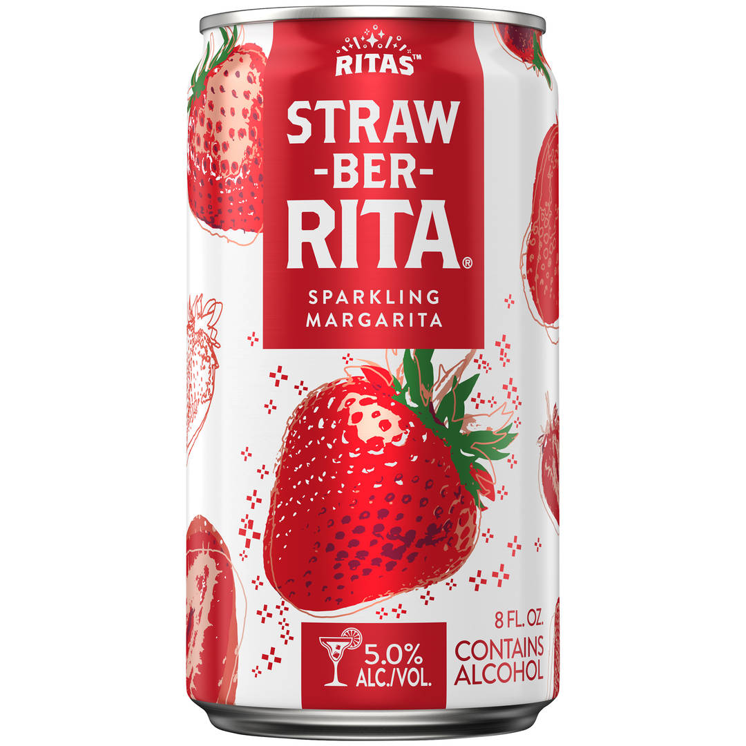 Ritas™ Straw-Ber-Rita® Malt Beverage, 8 fl. oz. Can, 6.0% Alc./Vol.