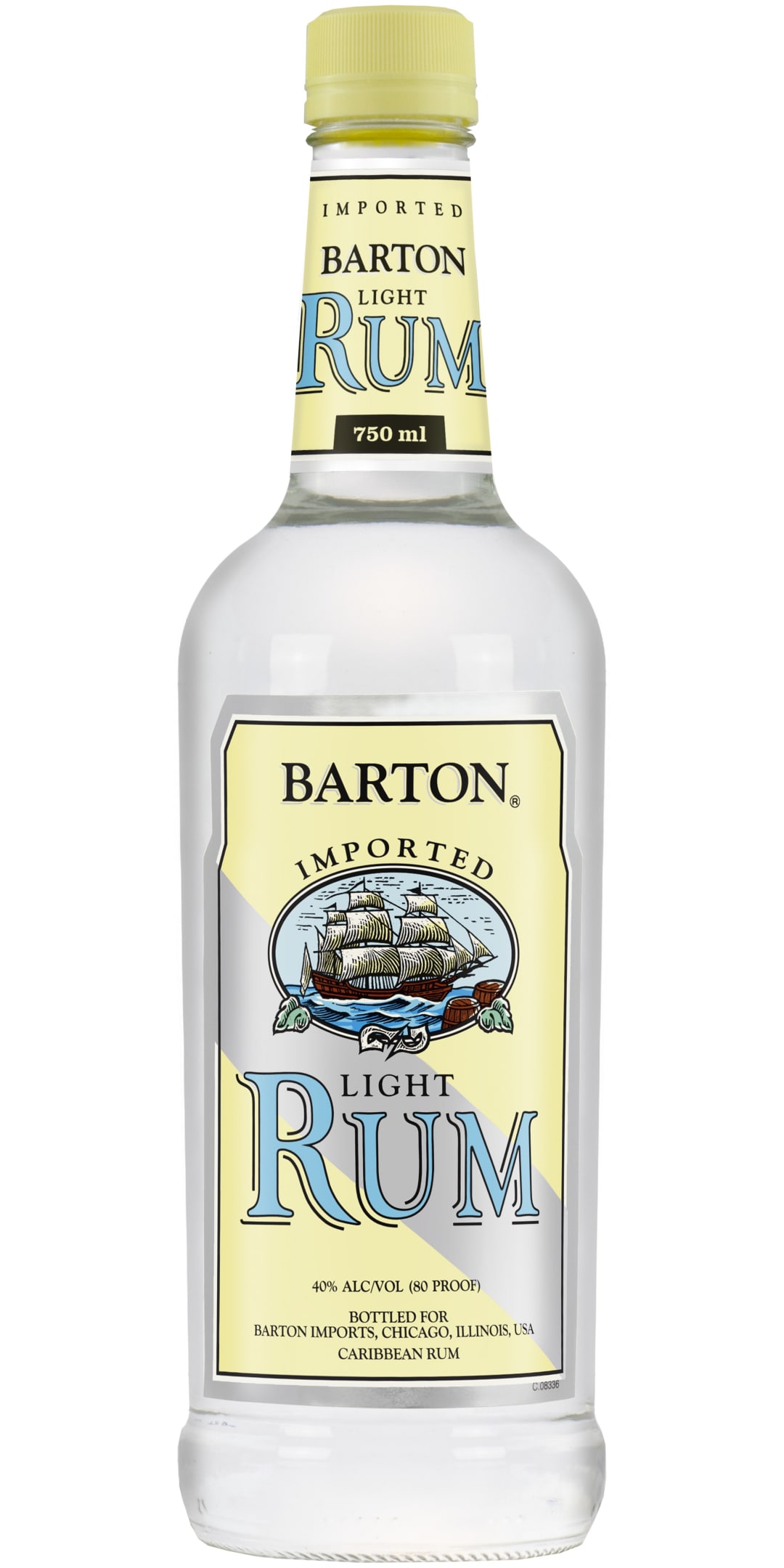 Barton Light Rum 750ml 80 Proof