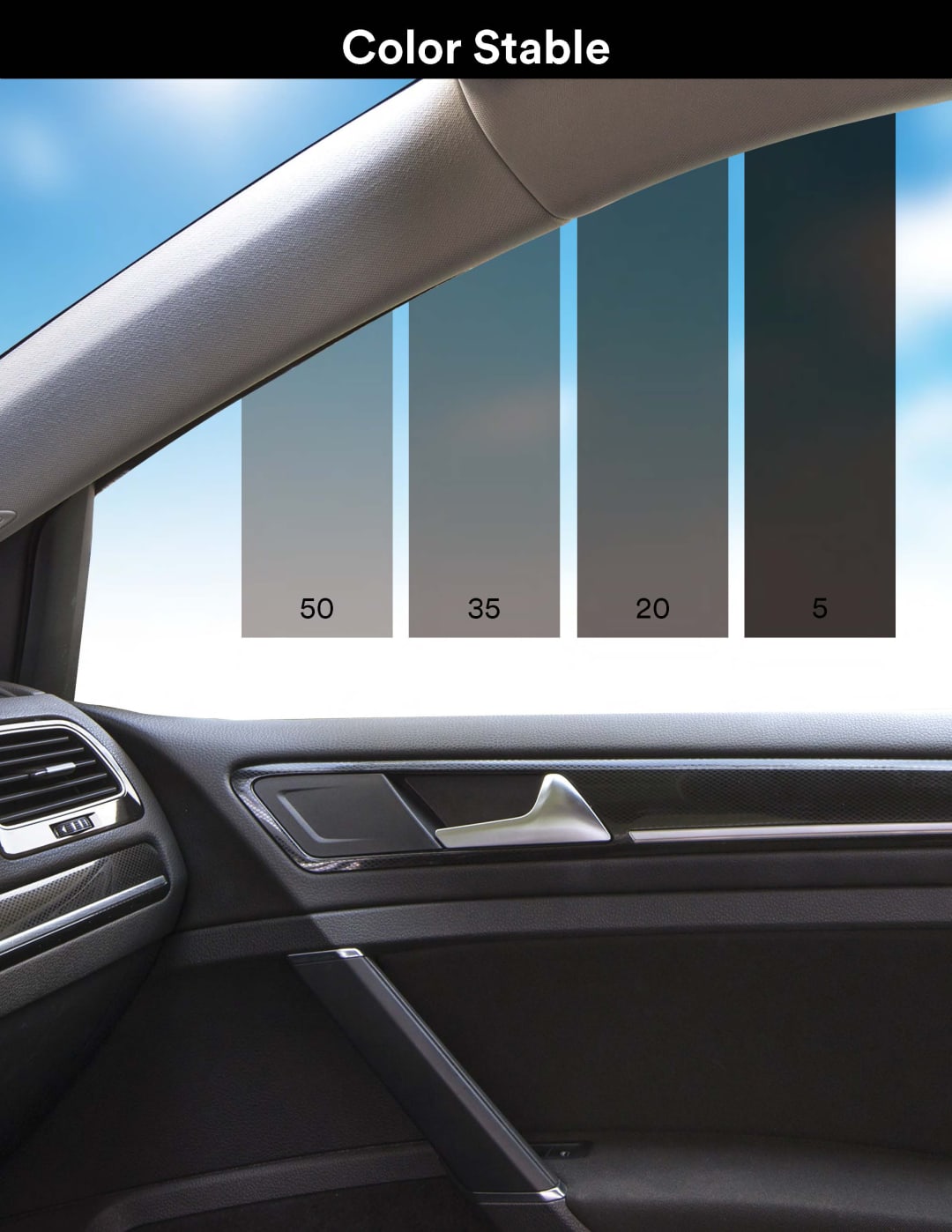 3M™ Automotive Window Films, Color Stable Series, CS IR 5, 508 mm x 30.48 m, ABG