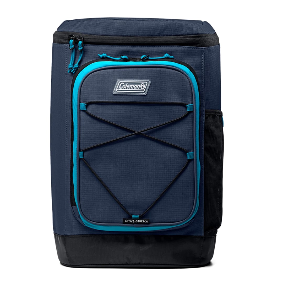 Coleman® XPAND 30-Can Soft Cooler Backpack, Blue Nights