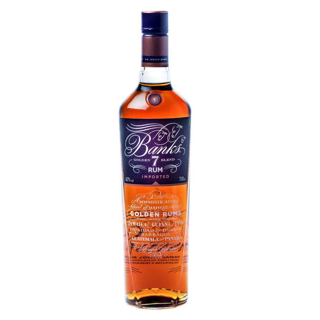 Banks 7 Golden Age Blend Imported Gold Rum 43% 750mL