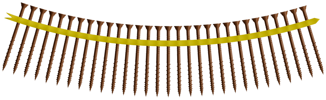 Simpson Strong-Tie DSVR3S Deck-Drive™ DSV WOOD Screw (Collated) — #10 x 3 in. T25 6-Lobe, Red (1000-Qty)