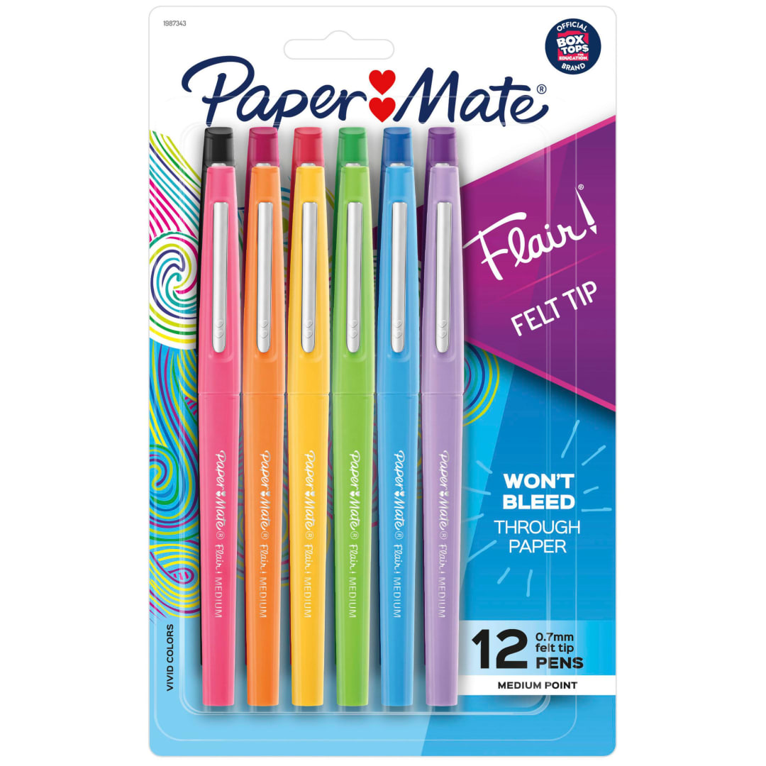 PM FLAIR 12CD MED FASHION COLORS REPACK