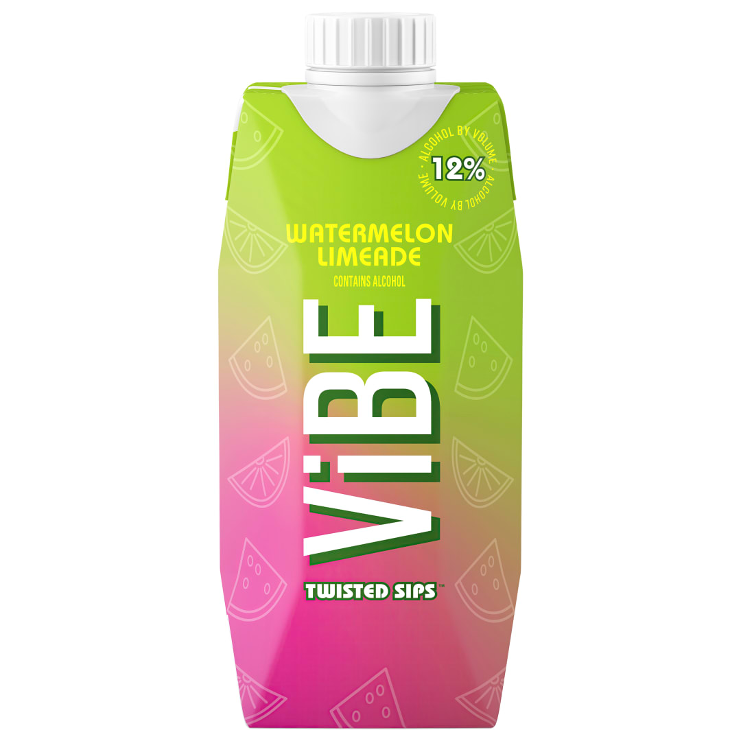 ViBE Twisted Sips Watermelon Limeade Tetra 500ml