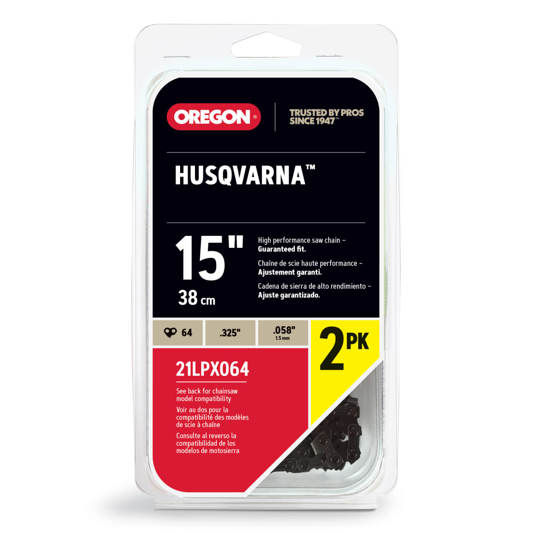Oregon 21LPX PowerCut Saw Chain for 15 in. Bar - 64 Drive Links - fits Husqvarna and Alpina models