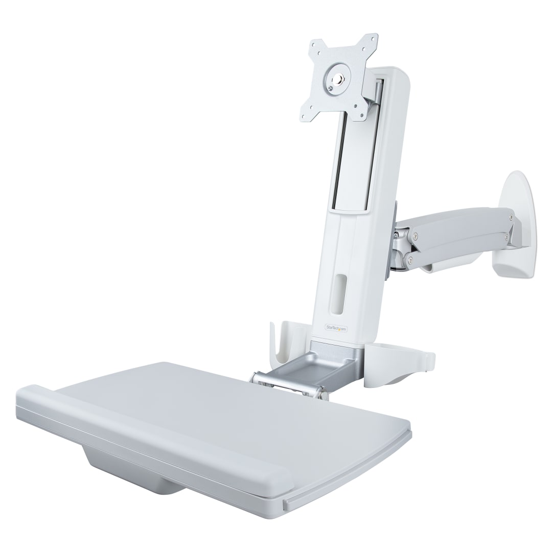 Wall Mount Workstation - Articulating Full Motion Standing D