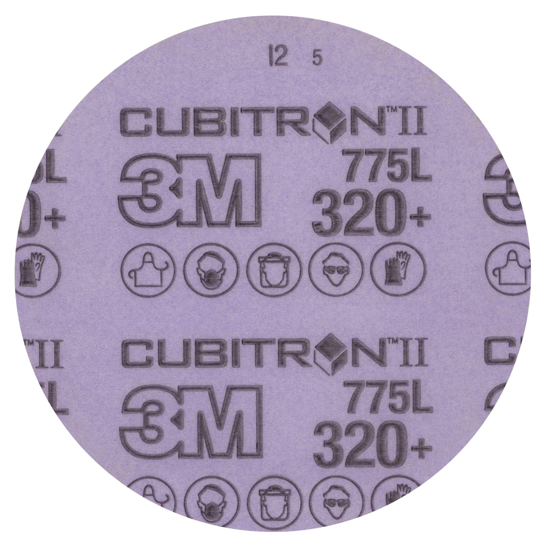 3M™ Cubitron™ II Hookit™ Temiz Kumlama Film Disk 775L 320+