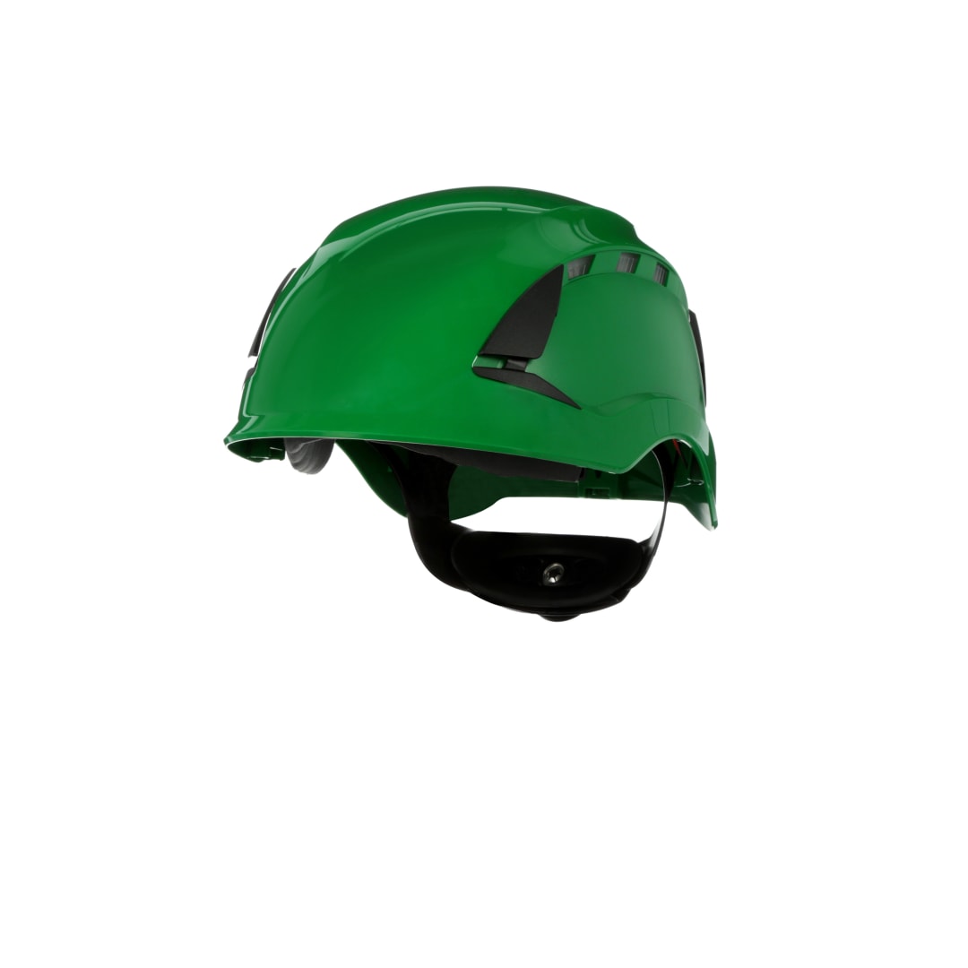 3M™ SecureFit™ X5500 Güvenlik Bareti, Havalandırmalı, CE, Yeşil, X5504V-CE