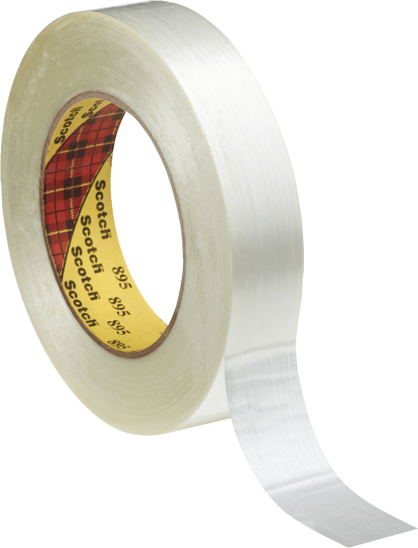 Scotch® Performance Filament Tape 895, Transparent, 19 mm x 50 m, 0.15 mm