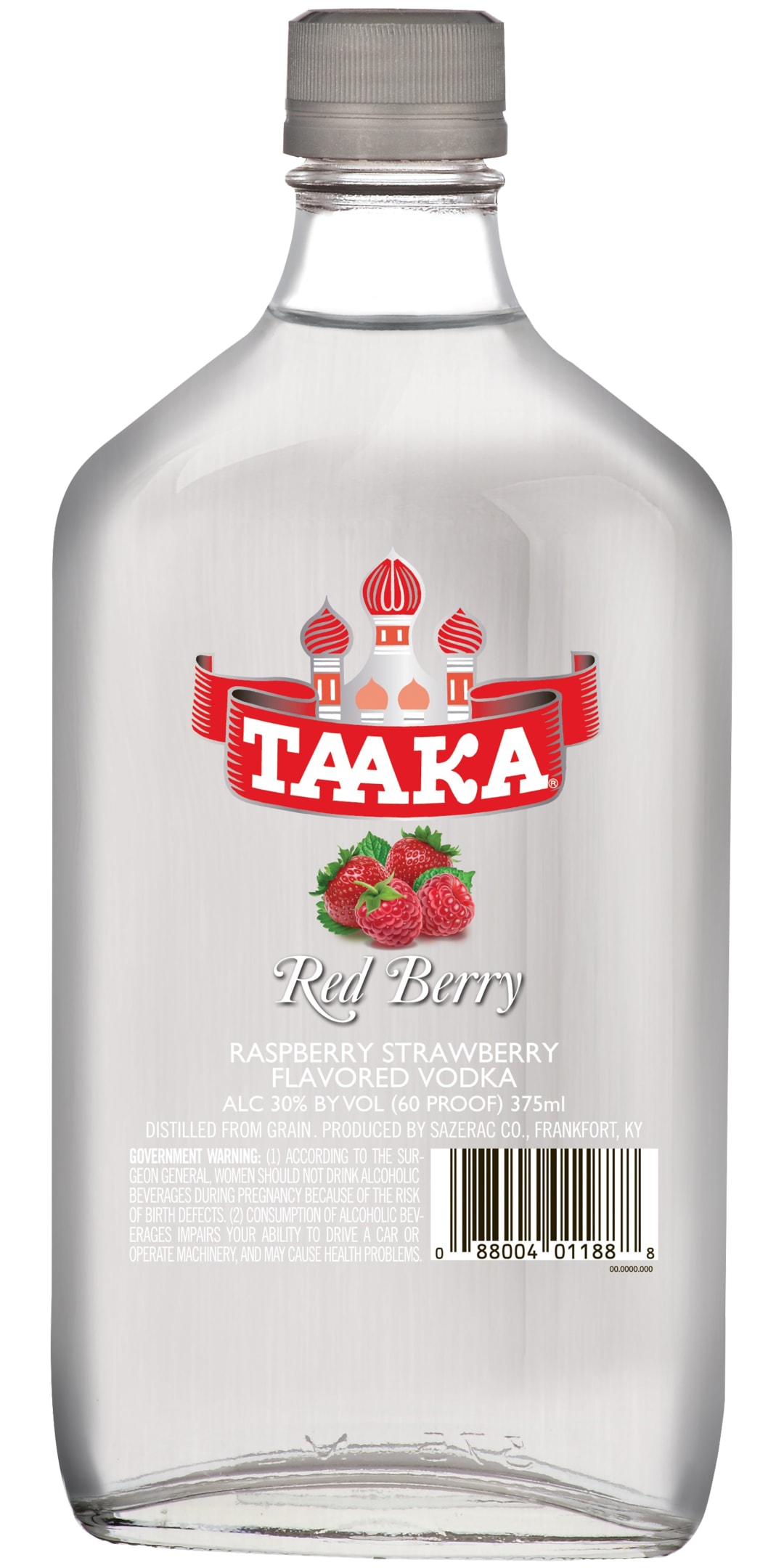 Taaka Red Berry Vodka 375ml 60 Proof