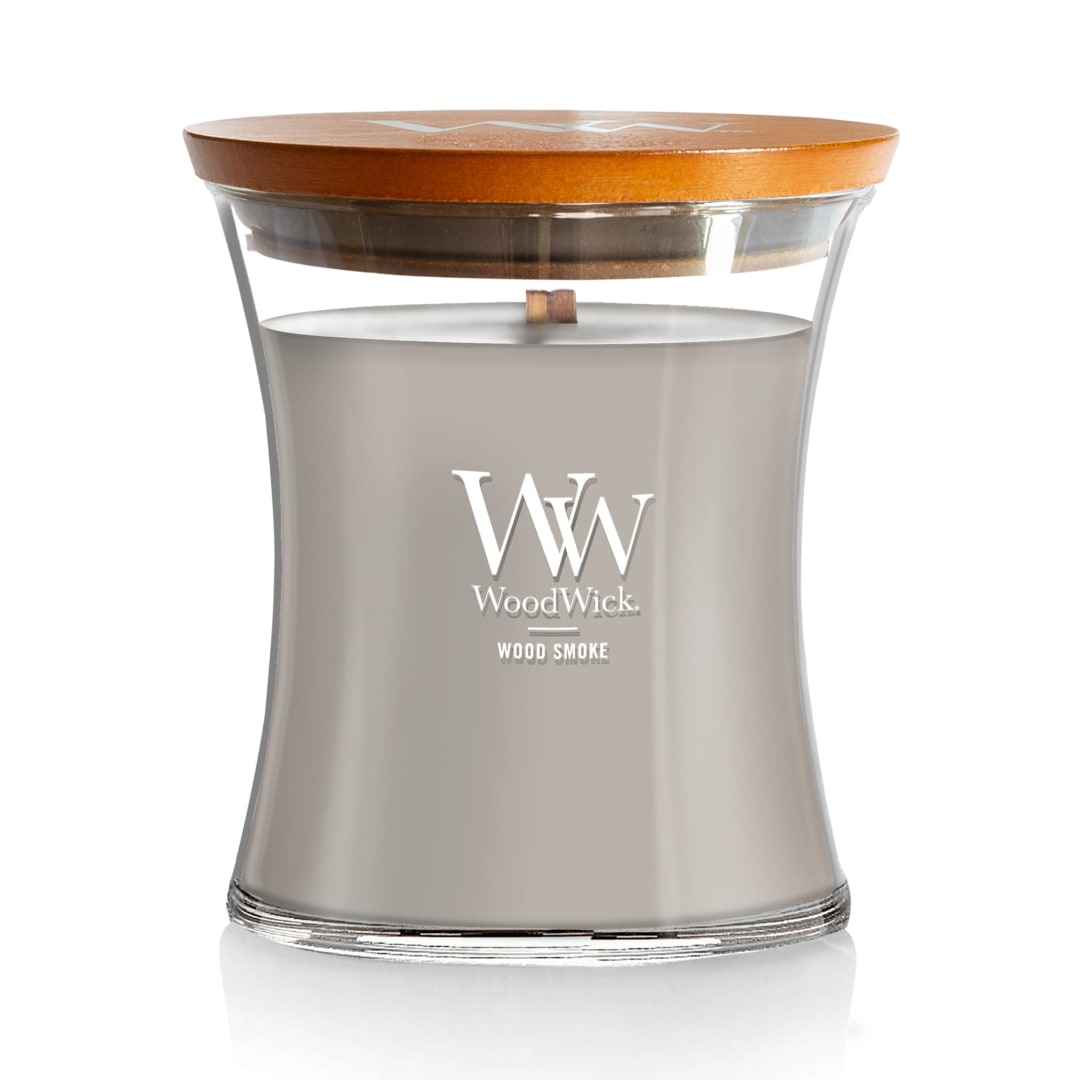 WoodWick® Wood Smoke, 9.7 oz Medium Hourglass Candle