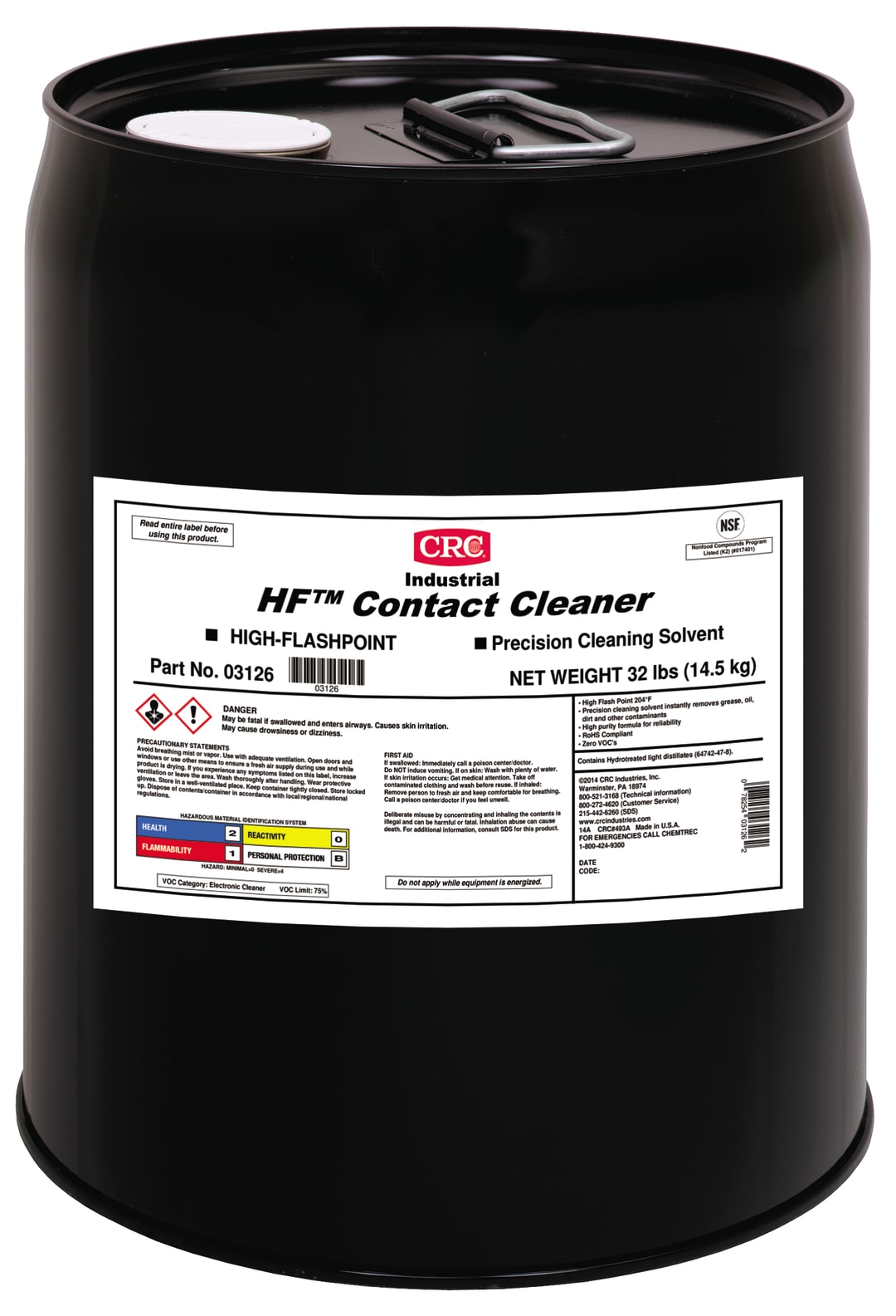 CRC HF Contact Cleaner 1X5GL
