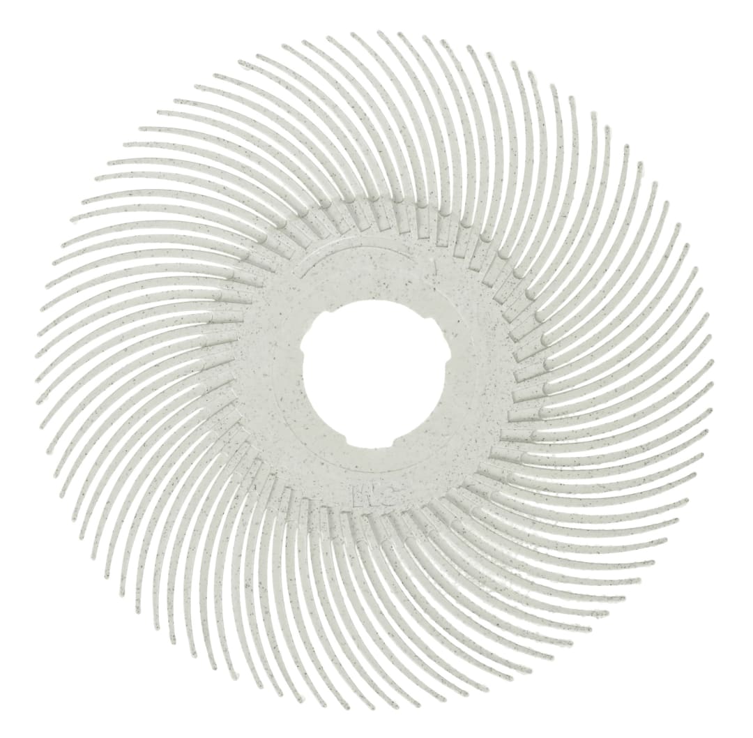 Scotch-Brite™ Radial Bristle Brush BB-ZB Einzelsegment, weiß, 193,5 mm, P120, Typ C (Nachfüllpackung)