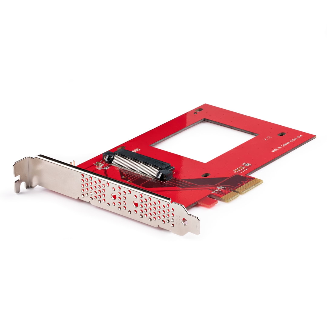 U.3 (SFF-TA-1001) to PCIe 4.0 x4 Host for 2.5" U.3 NVMe SSDs