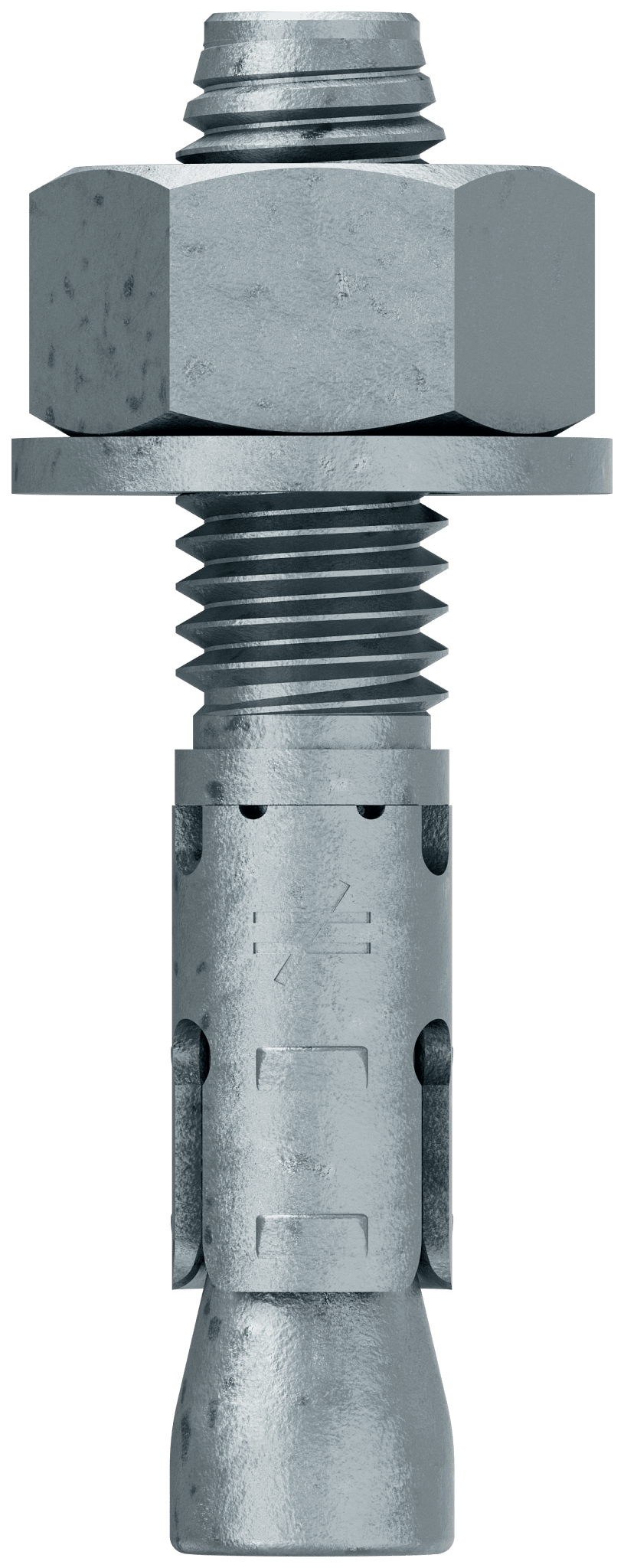 Simpson Strong-Tie STB2-50234MGF25 Strong-Bolt® 2 — 1/2 in. x 2-3/4 in. Mechanically Galvanized Wedge Anchor, Fully Assembled (25-Qty) (Pack of 252)