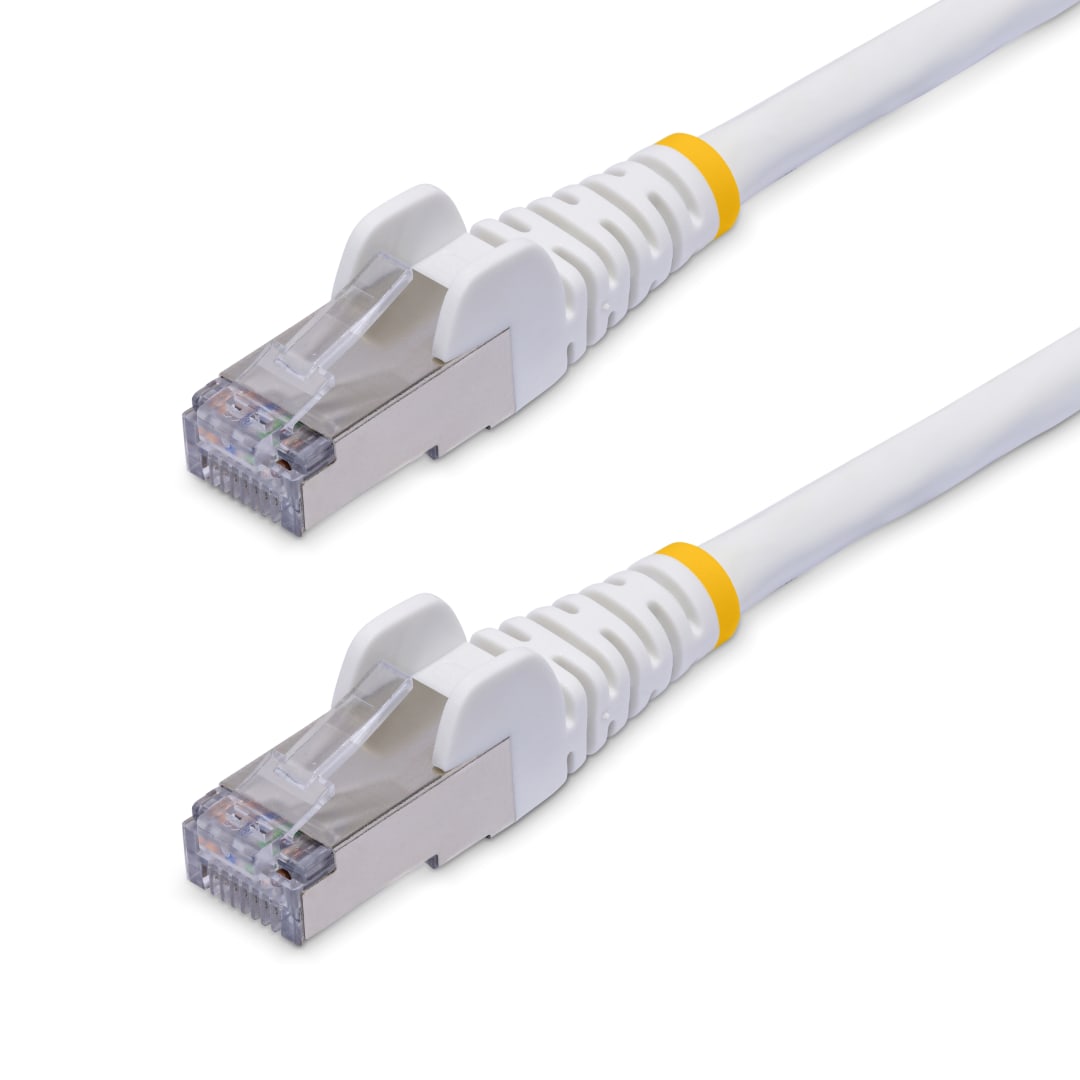 2m White CAT8 S FTP Snagless Patch cable LSZH