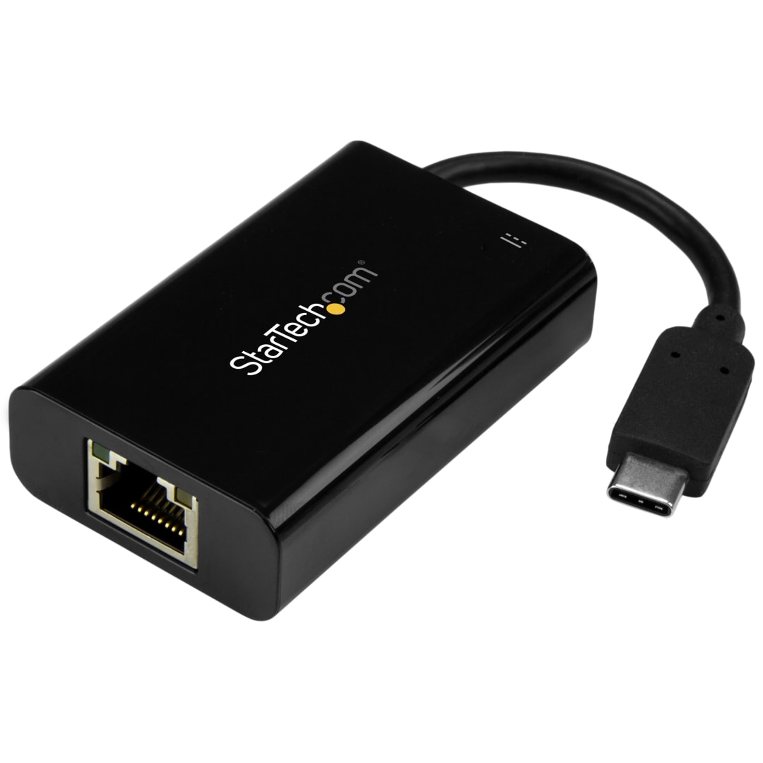 USB-C to Gigabit Ethernet with PD Charging