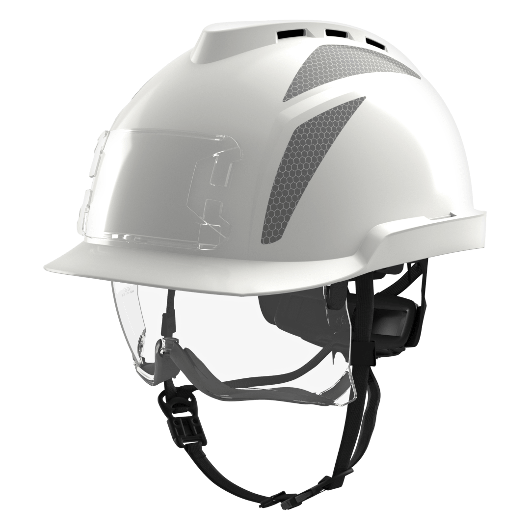 V-Gard® 930 Vented Safety Helmet with Integrated Over Spectacles