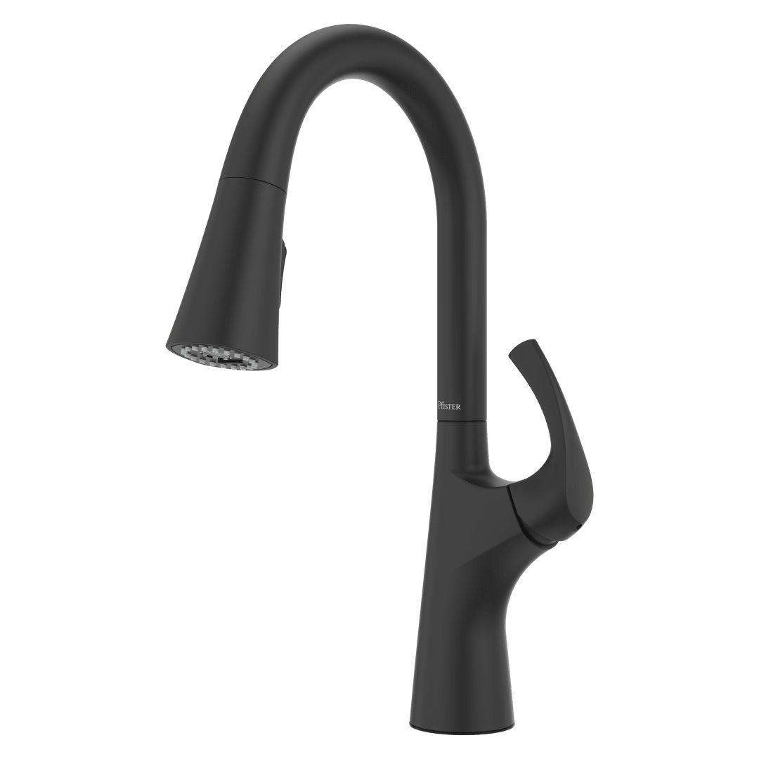 Talega Pull-Down Kitchen Faucet in Matte Black