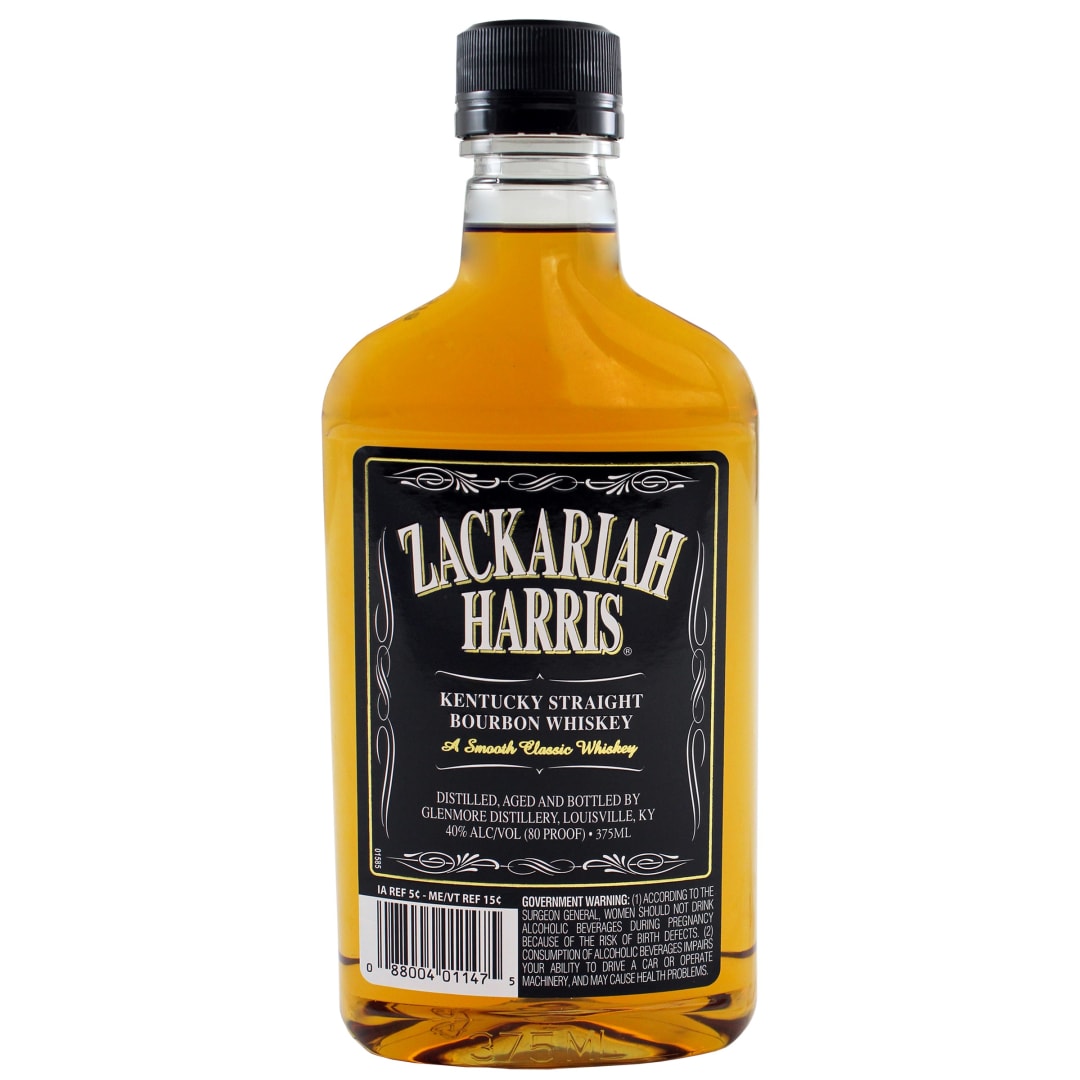 Zackariah Harris Kentucky Straight Bourbon Whiskey 375ml 80 Proof
