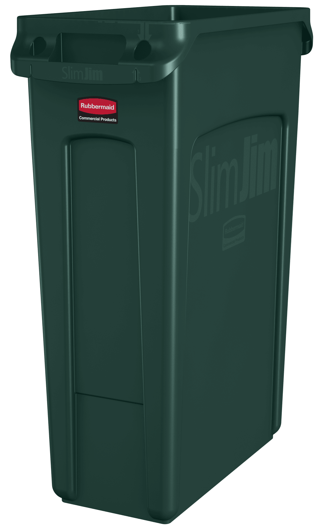 Vented Slim Jim® 23 Gal Green